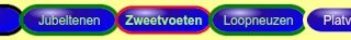 De tekst in de knoppen staat over elkaar heen.