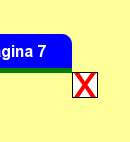 Afbeelding 6: sluitkruisje wordt foutief neergezet als inline-element