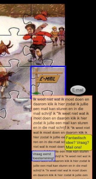 Tekst negen staat te laag.