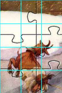 Afbeelding 5: zonder maximumgrootte staan de lijst-items niet meer op de bijbehorende puzzelstukjes