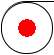 Radiale gradiënt: wit met in het midden een rode stip