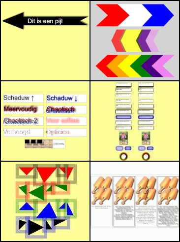Thumbnails van voorbeelden uit de subcategorie schaduw.